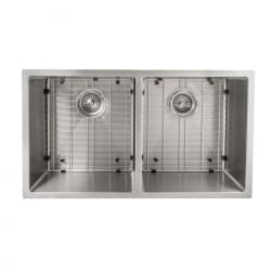 Anton 33 Inch Undermount Double Bowl Stainless Steel Kitchen Sink - Anton 33 Inch Undermount Double Bowl Stainless Steel Kitchen Sink view