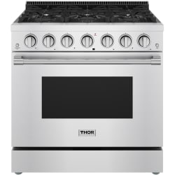 36 Inch Freestanding Gas Range  - 36 Inch Professional Gas Range view