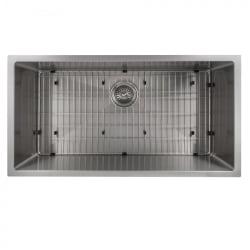 36 Inch Undermount Single Bowl Sink - 36 Inch Classic Series Single Basin Sink view