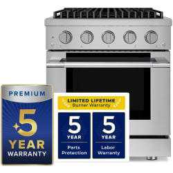 30 Inch Freestanding Dual Fuel Range  - 30 Inch Freestanding Gas Range view