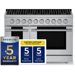 48 Inch Freestanding Gas Range  - 48 Inch Freestanding Dual Fuel Range view