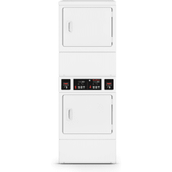 27 Inch Commercial Stacked Smart Dryer - 27 Inch Commercial Stacked Smart Dryer with 14 cu. ft. Total Capacity (Solid Door | Card Ready) view