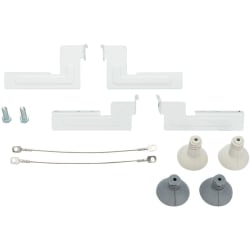 Front Load Laundry Stacking Kit - Main-Image Front-load Laundry Stacking Kit Stainless Steel STACKIT24A view