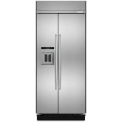 36 Inch Counter Depth Built-In Side by Side Refrigerator  - 36-Inch Width 20.8 cu. ft. Built-In Side-by-Side Refrigerator with PrintShield™ Finish view