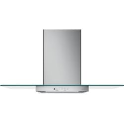 36 Inch Wall-Mount Glass Canopy Chimney Hood - Front View view