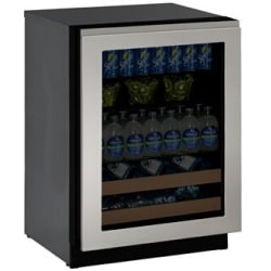 Stainless Handleless Panel Frame for UHWC524-IG01A (PANEL ONLY) - Stainless Panel view