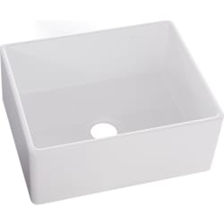 25 Inch Farmhouse Kitchen Sink - White Main View view