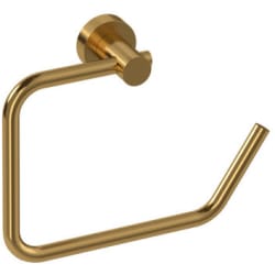 Star Wall Mounted Toilet Paper Holder: Brushed Gold - Star Toilet Paper Holder in Brushed Gold view