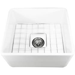 20 Inch Undermount Farmhouse Sink - 20 Inch Fireclay Farmhouse Kitchen Sink view
