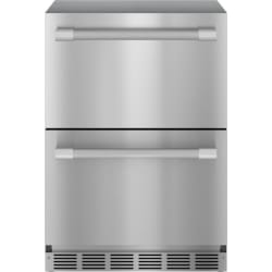24 Inch Built-In Undercounter Double Drawer Refrigerator  - Freedom®, Under Counter Double Drawer Refrigerator, 24'' Professional, Stainless Steel view
