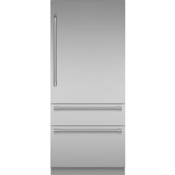 36 Inch Built-In Bottom Mount Smart Refrigerator  - 36 Inch Built-In Bottom Mount Smart Refrigerator with 16.2 cu. ft. Total Capacity in Front View view