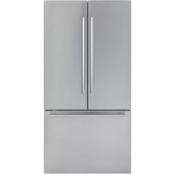 36 Inch Freestanding French Door Smart Refrigerator - Freedom®, Freestanding French Door Bottom Mount Refrigerator, 36'' Masterpiece®, Stainless Steel view