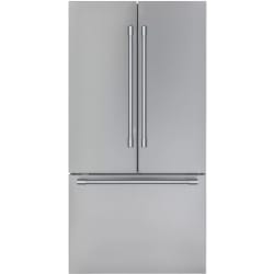 36 Inch Freestanding French Door Smart Refrigerator - Front View view