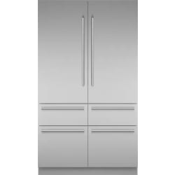 48 Inch Built-In 6-Door French Door Smart Refrigerator  - 48 Inch Built-In 6-Door French Door Smart Refrigerator with 21.7 cu. ft. Total Capacity in Front View view