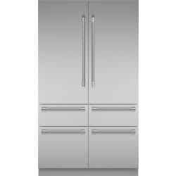 48 Inch Built-In 6-Door French Door Smart Refrigerator  - 48 Inch Built-In 6-Door French Door Smart Refrigerator with 21.7 cu. ft. Total Capacity in Front View view
