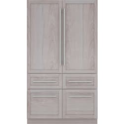 48 Inch Panel Ready Built-In 6-Door French Door Smart Refrigerator  - Freedom®, Built-in French Door Bottom Freezer, Panel Ready view
