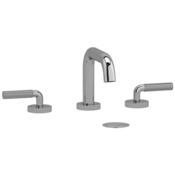 Double Lever Handle Widespread Lavatory Faucet  - Riu™ Widespread Lavatory Faucet With U-Spout in Chrome view