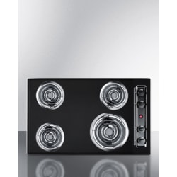 30 Inch Electric Cooktop - 30" Wide 4-Burner Coil Cooktop view
