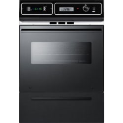 24 Inch Single Electric Wall Oven  - 24" Single Electric Wall Oven in Black. To fit 39" high cut-outs, add the TKW700 trim kit accessory. view