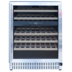 24 Inch Outdoor Rated Wine Cooler  - 24-Inch Outdoor Rated Dual Zone Wine Cooler view