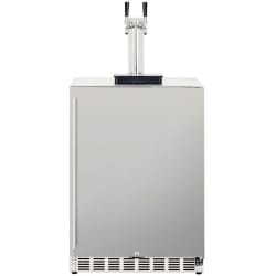 24 Inch Deluxe Outdoor Rated Kegerator  - 24 Inch Deluxe Outdoor Rated Kegerator with 6.6 cu. ft view
