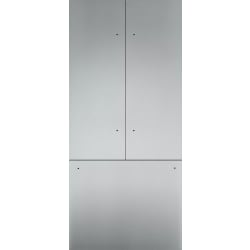 36 Inch Flat Stainless Steel Door Panel Set - 36" Flat SS Panel Kit, FDBM view