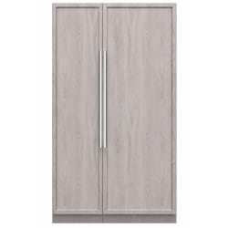 Side-by-Side Column Set with 30 Inch Refrigerator and 24 Inch Freezer Panel Ready - Column Set view