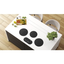 Three Burner Modular Induction Cooktops  - Rainer Induction Burners - 2 Large Burner, 1 Medium Burner view