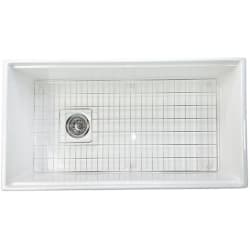 36 Inch Reversible Workstation Farmhouse Fireclay Sink - 36 Inch Reversible Workstation Farmhouse Fireclay Sink view