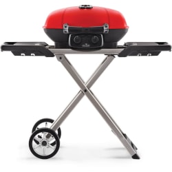 Portable Propane Gas Grill  - Portable Propane Gas Grill with Scissor Cart view