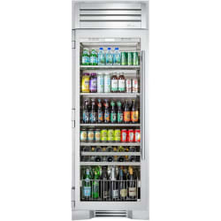 30 Inch Built-In Beverage Center  - 30" Beverage Column with Stainless Glass Door view