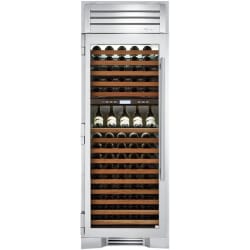 30 Inch Built-In Dual Zone Wine Cooler  - 30" Dual Zone Wine Column with Stainless Glass Door view