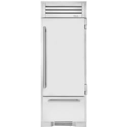 30 Inch Built-In Bottom Mount Refrigerator Column  - 30 Inch Bottom Freezer Refrigerator Column in Front View view