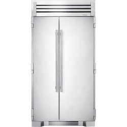 42 Inch Built-In Side by Side Refrigerator - 42" Side By Side Refrigerator with Solid Stainless Steel Doors view