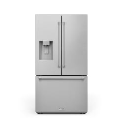 36 Inch Freestanding French Door Full Depth Refrigerator  - Thor Kitchen 36 Inch Professional French Door Refrigerator with Ice and Water Dispenser view