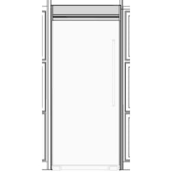 79" Single Trim Kit (Flat) - Flat Trim Kit view
