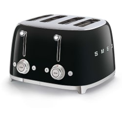 Countertop Toaster - 50's Retro Style Aesthetic 4x4 Slot Toaster view
