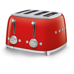Countertop Toaster - 50's Retro Style Aesthetic 4x4 Slice Toaster view