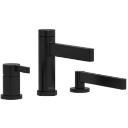 3-Hole Pressure Balance Deck Mount Tub Filler Trim  - Paradox™ 3-Hole Pressure Balance Deck Mount Tub Filler Trim with Hand Shower in Black view