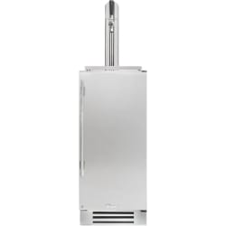 15 Inch Built-In Beer Dispenser - 15" Stainless Solid Door Beverage Dispenser view