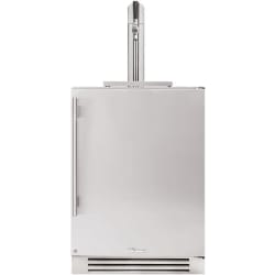 24 Inch Built-In Beer Dispenser - 24" Stainless Solid Door Beverage Dispenser view