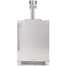 24 Inch Built-In Beer Dispenser - 24" Stainless Solid Door Dual Tap Beverage Dispenser view