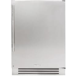 24 Inch Built-In Counter Depth Undercounter Refrigerator  - 24" Stainless Solid Door Undercounter Refrigerator view