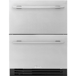 24 Inch Undercounter Refrigerator Drawer - ADA Height 24" Stainless Steel Undercounter Refrigerator Drawers view