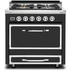 36 Inch Freestanding Dual Fuel Range  - 36 Inch Tuscany Range view