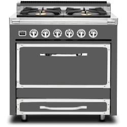 36 Inch Freestanding Dual Fuel Range - 36 Inch Tuscany Range view