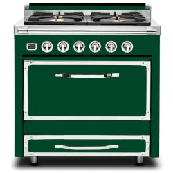 36 Inch Freestanding Dual Fuel Range  - 36 Inch Freestanding Dual Fuel Range in Ivy Finish view