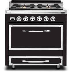 36 Inch Freestanding Dual Fuel Range  - 36 Inch Freestanding Dual Fuel Range in Front View view