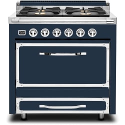 36 Inch Freestanding Dual Fuel Range  - 36 Inch Tuscany Range view