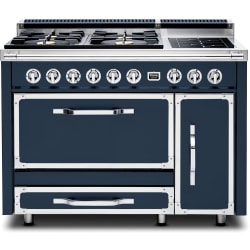 48 Inch Freestanding Dual Fuel Range - 48 Inch Tuscany Range with Induction Element Burner view